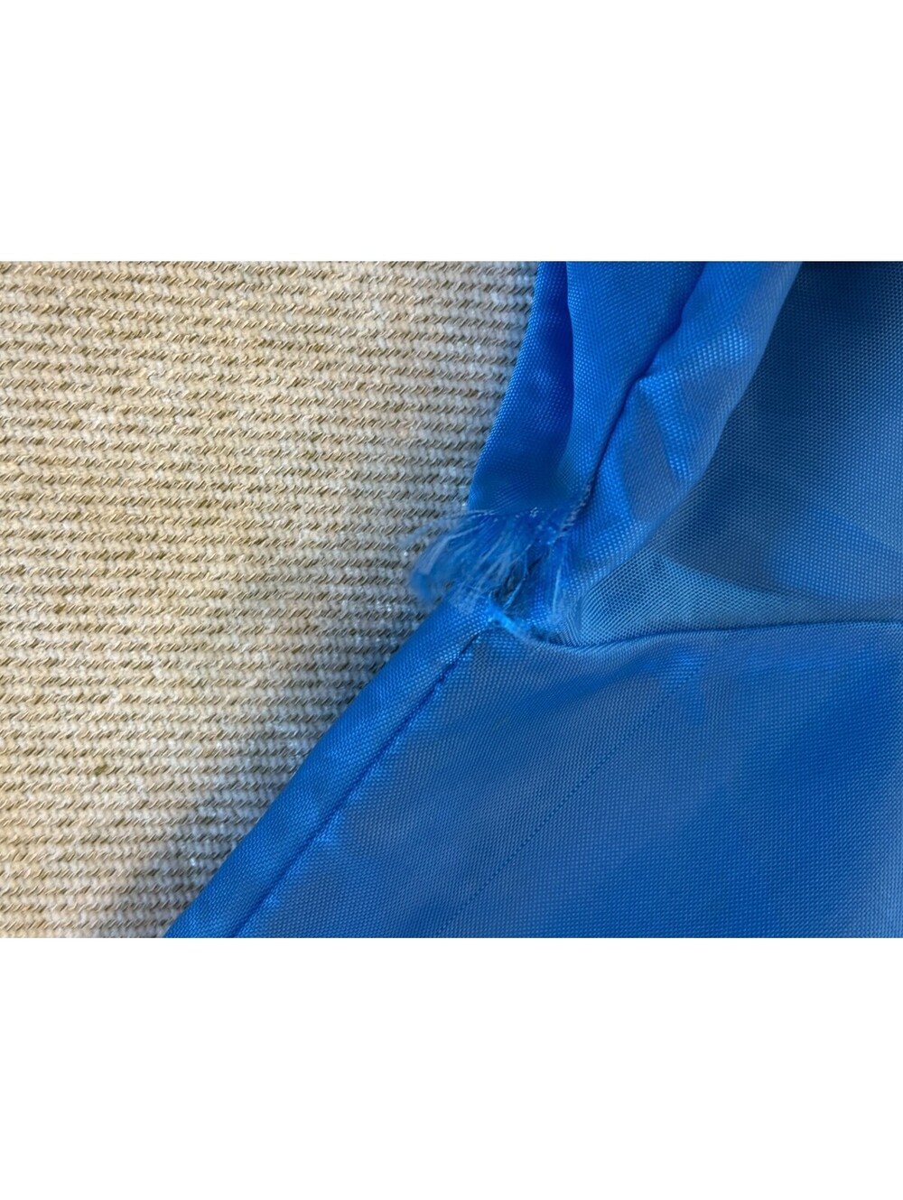 Vintage 60s Catalina Surfers Nylon Surf Windbreaker Pullover Smock Blue Yellow L - Picture 9 of 10